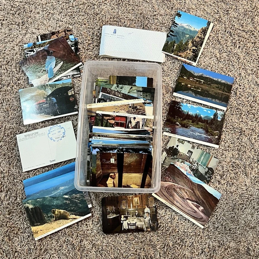 Lot Of Vintage Postcards Travel Souvenir Ephemera Craft Supplies Junk Journal